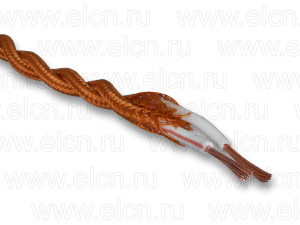 ПГРОС 2х0,75 (до +180град.С) "Ретро" бронзовый